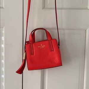 Bright pink, mini Kate Spade purse